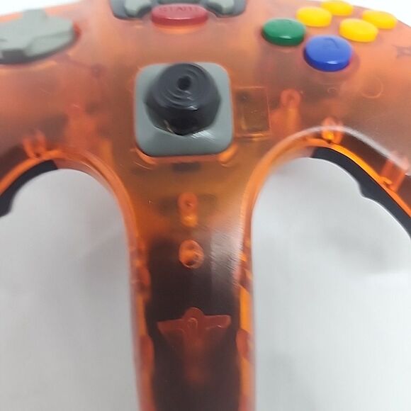 N64 Nintendo 64 Mad Catz Controller w/ Turbo & Slow Red Translucent - Picture 5 of 9